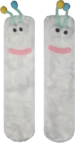 TFTSR Crazy Funny Fuzzy Silly Socks for Kids Women,Girls Fluffy Slipper Novelty 