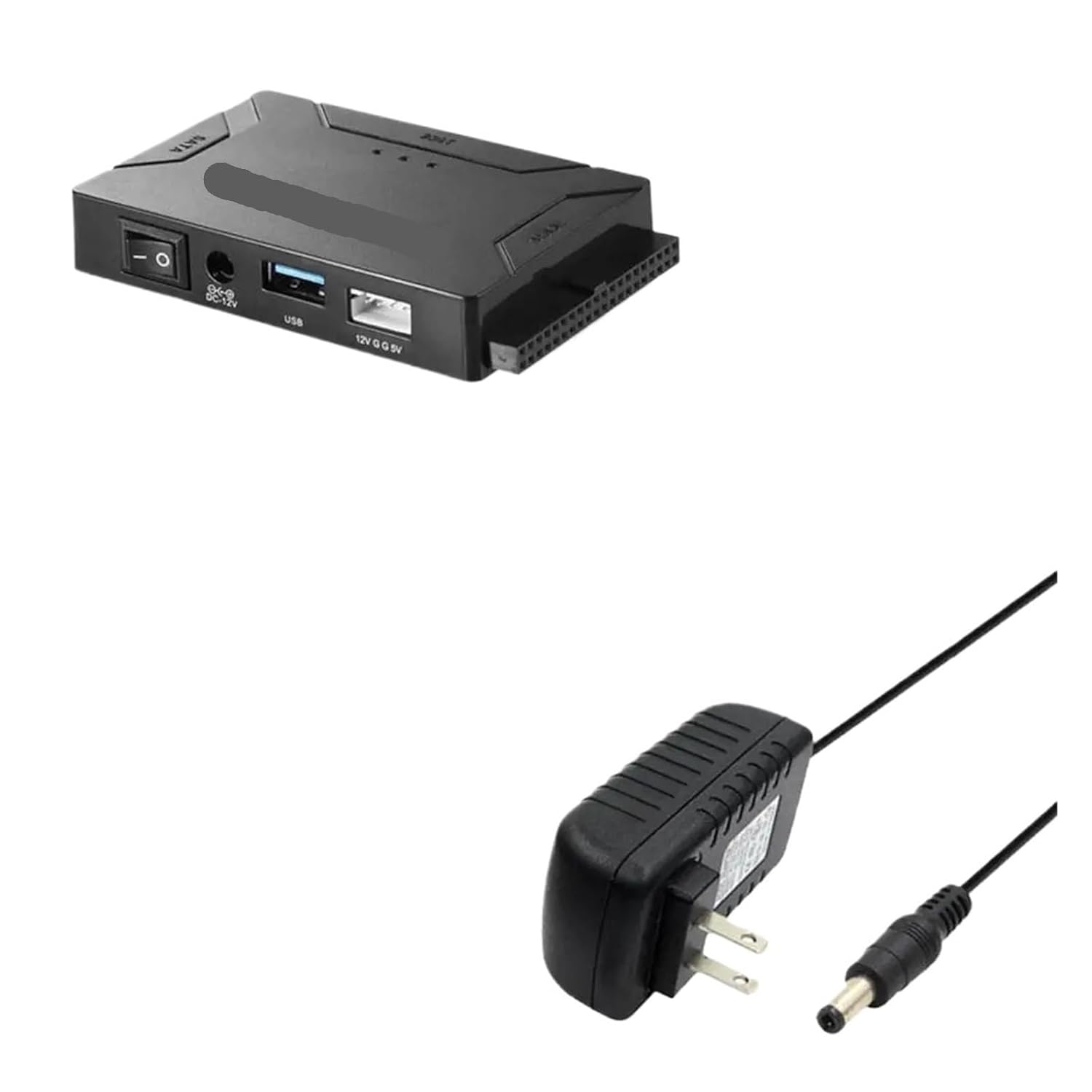 Zilkee Ultra Recovery Converter USB 3.0 Sata HDD SSD Hard Disk Drive Data Transfer Converter SATA Adapter Cable Adapter(US Plug)