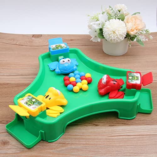 Toyvian Infant Toy Infant Educational 3 Sets Hungry Frog Bean Game Frog Table Game Family Board Game Frog Game Frog Educational Toddlers Toddlers Toys #TOP1