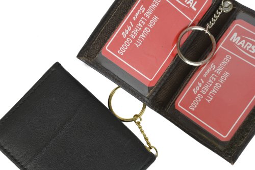 100% Genuine Leather Wallet Credit Card Holder BK # 5153