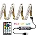 Produktbild GIDERWEL RGBWW LED-Streifen Set 2 m 5 V Stromversorgung über USB RGBCCT Kaltweiß Warmweiß Farbwechsel und Farbbänder verstellbar mit 28 Tasten Fernbedienung
