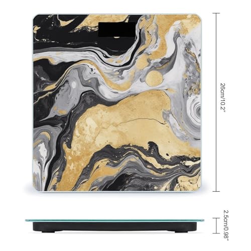 Báscula Digital para Baño con Vidrio Templado y Pantalla LCD miniatura 2