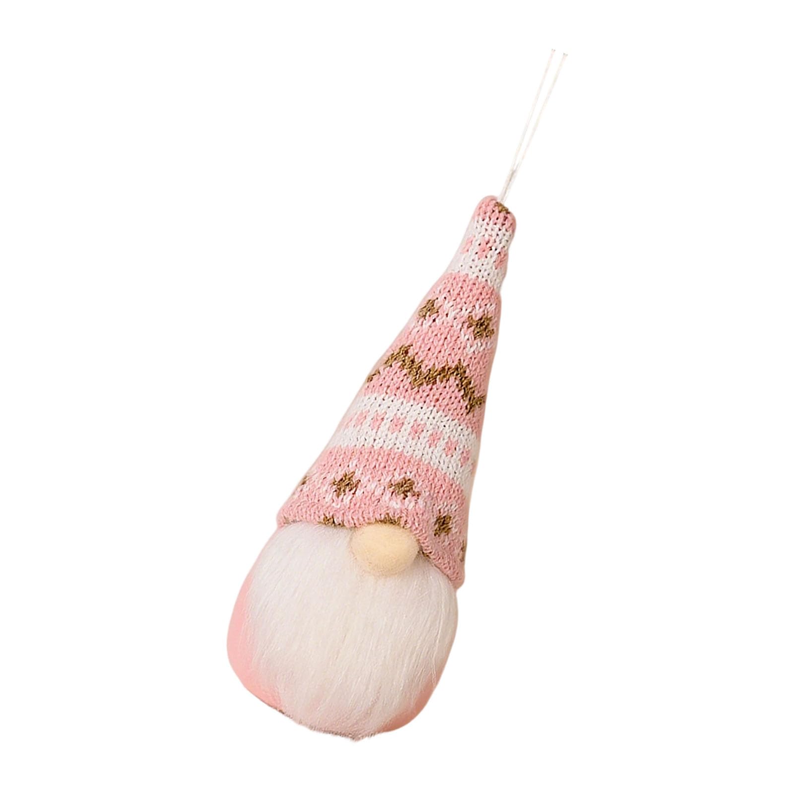 Carotoe D Bright Knitte Santa Figure Wall Ecors Sturdy Fabric Holiday Accent Perfect For Modern Livings Rooms Unique Faceless Santa Cloth Ornament