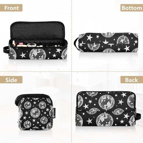 Bolsa de viaje para herramientas de cabello con tapete resistente al calor para mujer, estuche impermeable para rizador, plancha alisadora y secador de pelo miniatura 5