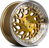 F1R R32 18x8.5 40 Gold Polished