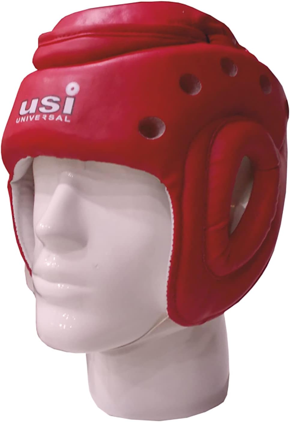 USI UNIVERSAL MARTIAL ART HEAD GUARD (616APUT) (M, Red)