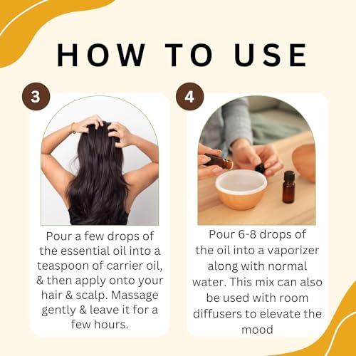 Image of Aroma Treasures 100% Pure Turmeric Essential Oil - Natural Turmeric Oil for Skin, Hair, and Aromatherapy - Therapeutic Grade Turmeric Oil - 10ml