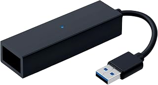 Mcbazel VR Kamera Adapter für PS5/PS5 Pro/Slim,PS4 Kamera zu PS5 Konverter USB 3.0 für PS VR mit LED-Anzeige Kompatibel mit PS VR Spielen – Schwarz