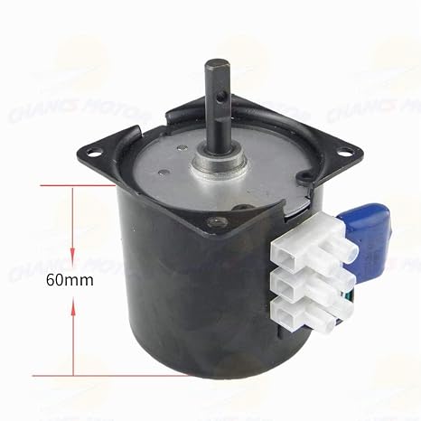 CHANCS Motor sincrono dell'ingranaggio del magnete permanent di 60KTYZ 220V 8-10RPM CW/CCW 23Kgf.cm mini motor elettrico del cambio