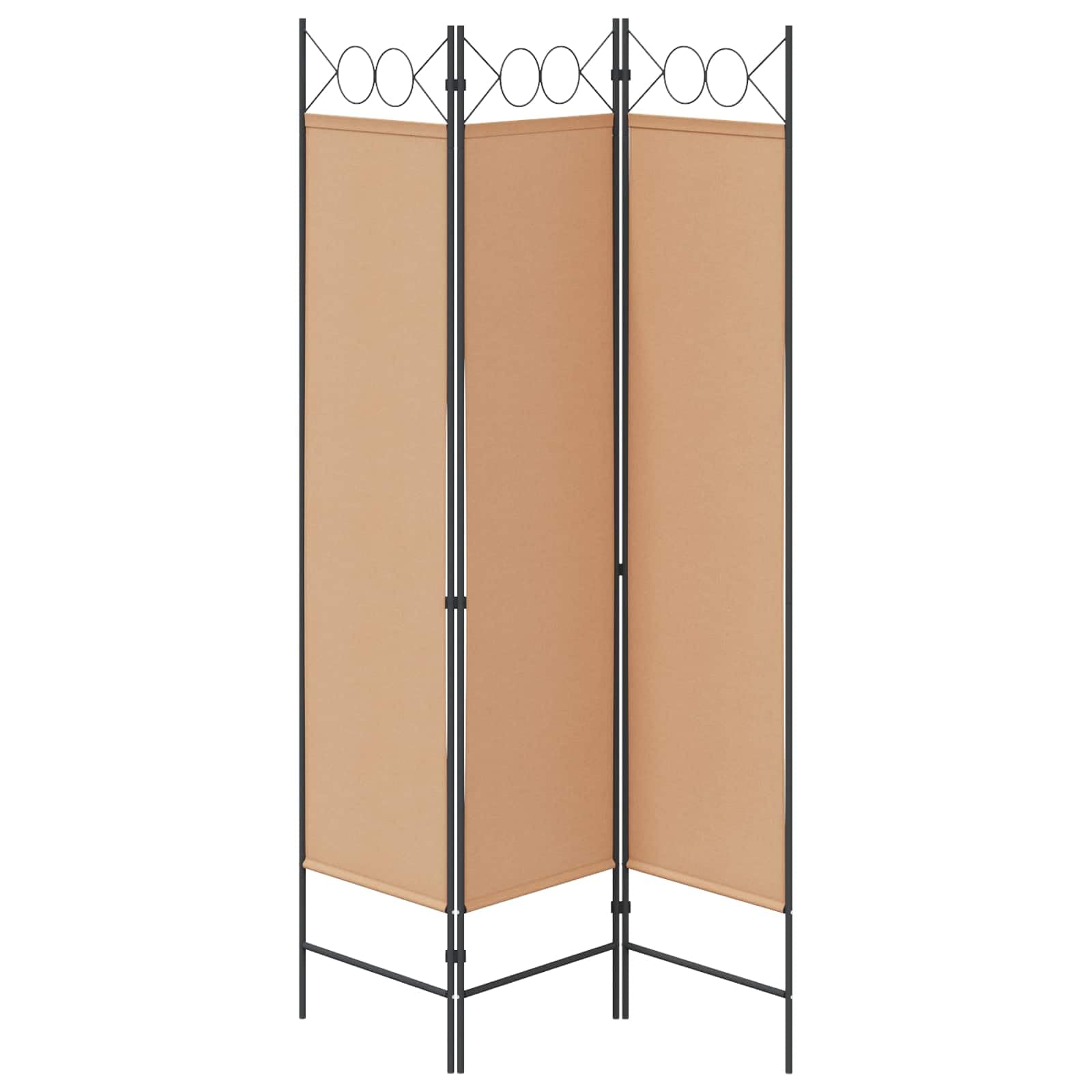 Separador de habitaciones de 3 piezas, tela beis, 120 x 180 cm, plegable, independiente, para dormitorio, salón, oficina, interior, privacidad y decoración