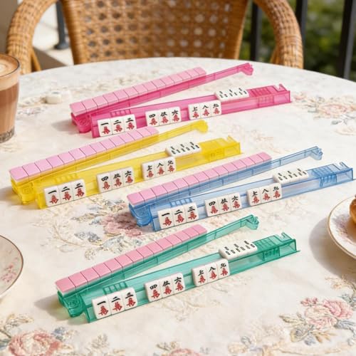 Supports de table de mahjong en acrylique transparent haut de gamme - 3