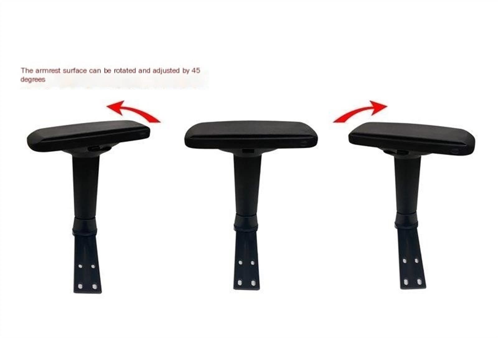 4D Armlehnen Armlehne Gaming Stuhl Ersatz Armlehne Verstellbar Ersatzteile Kompatibel Mit Dx Racer Racing Chair (Farbe : 4D 4 Holes, Size : A Pair)