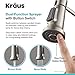 KRAUS Britt Commercial Style Spot Free Stainless Steel Pre-Rinse Kitchen Faucet with Deck Plate, KPF-1690SFS