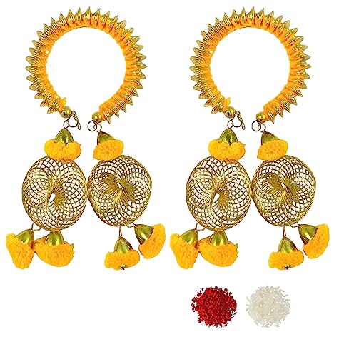 Image of Lumba Chuda Hanging Rakhi For Bhabhi| Bhabhi Kada Rakhi| Bhabhi Rakhi| Kids Rakhi | Adults Rakhi | Rakhi Gift | Rakhi Combo Set| Lumba Rakhi| Rakhi with Roli Chawal Packet|Rakhi For Sister