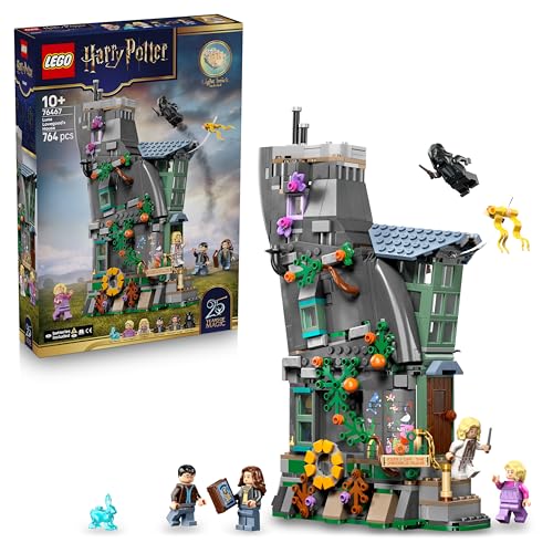 LEGO Harry Potter La Casa di Luna Lovegood Giocattolo - Modellino in Miniatura con Mattoncino Luminoso e 5 Minifigure - Decorazione Camera da Letto - Regalo per Bambine e Bambini da 10 Anni - 76467
