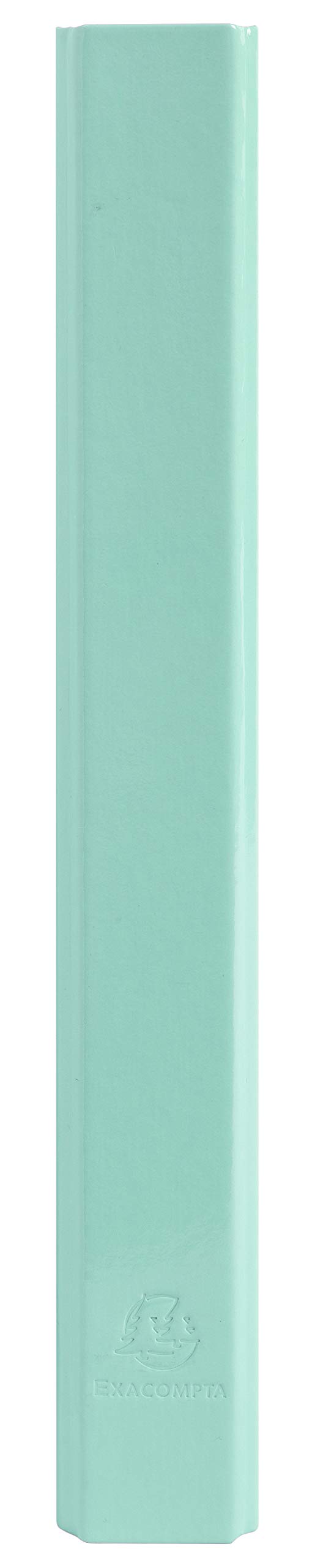 Exacompta - ref. 51560E - Cartón de 10 carpetas rígidas Aquarel, 4 anillas en D de 25 mm, parte trasera de 40 mm, dimensiones externas: 31,5 x 27 cm, tamaño A4-5 colores surtidos