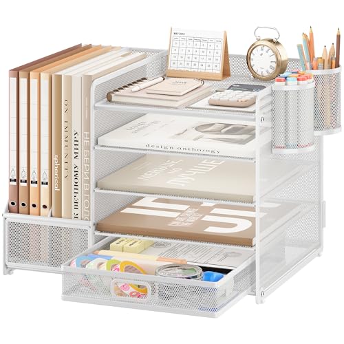 VITVITI Organizador de escritorio con archivador,...