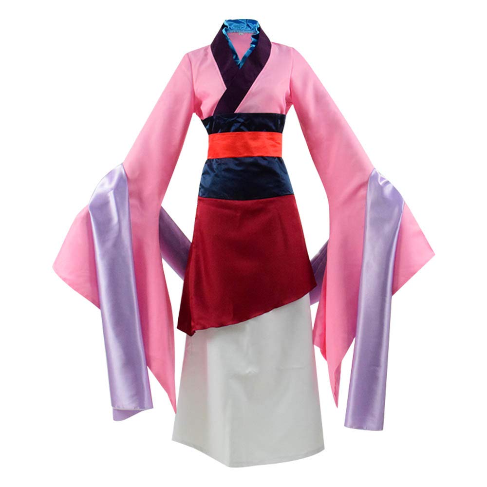 Jinlan Halloween Cosplay Party Costume Chinese Woman Hero Character Hua Mulan Uniform Outfits