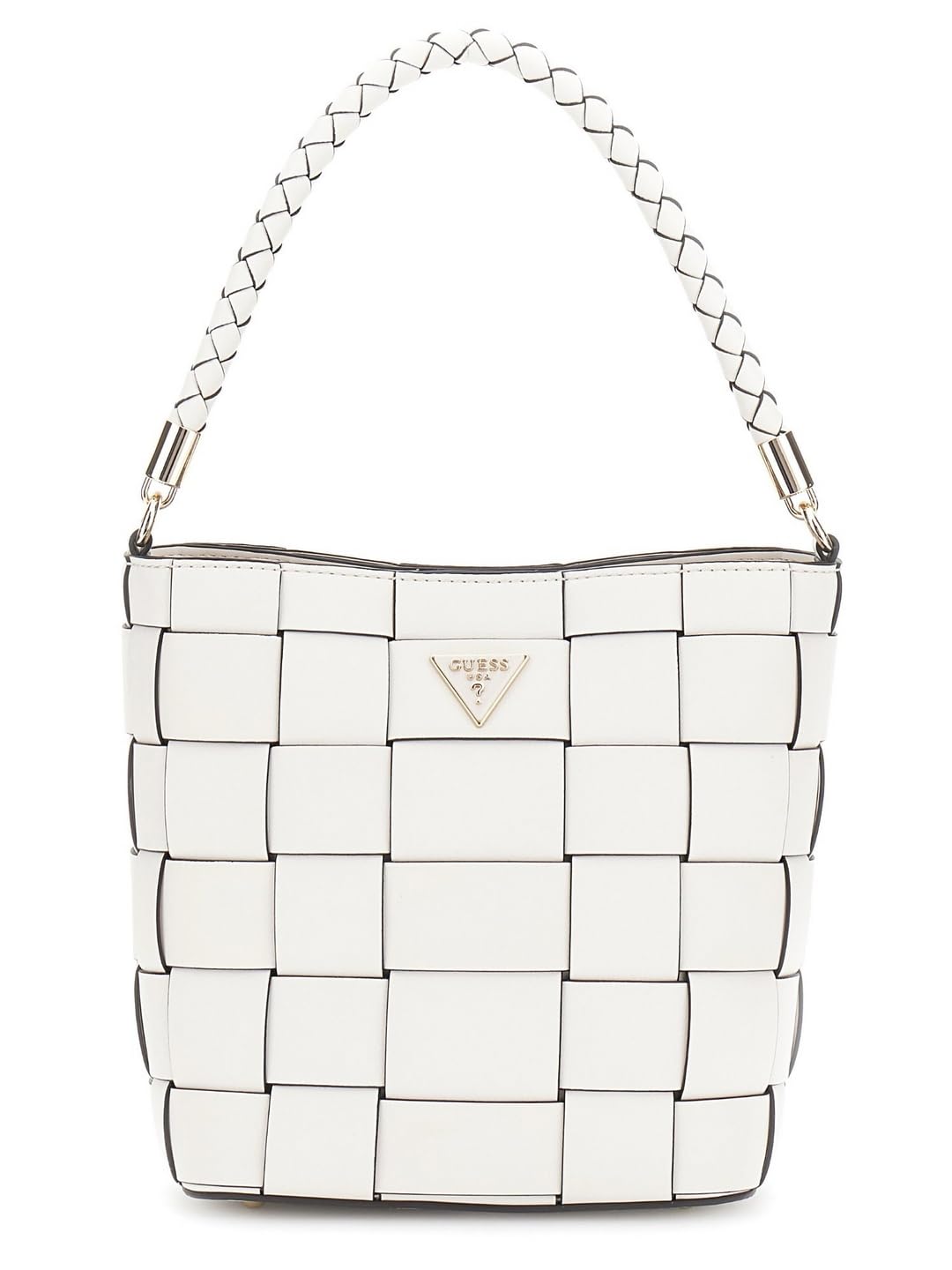 GUESS Maylee sac seau blanc crème avec bandoulière réglable - 6