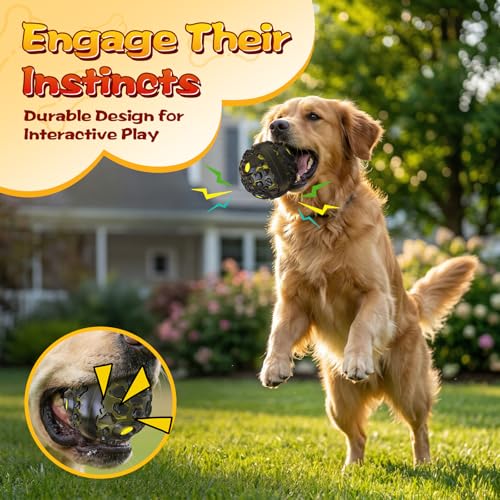 Jouet interactif pour chien avec sons de rire et surface texturée - 3