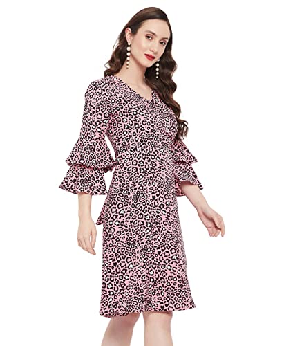 Image of Uptownie Lite Women's Crepe Skater Knee Length Dress