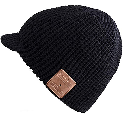 Mydeal Winter Mens Womens Trendy Wireless Bluetooth Beanie Hat Cap with Headphone Headset