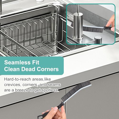 Image of Crevice Cleaning Brush,New Multifunctional Gap Cleaning Brush Tool,Thin Scrub Brush Hard-Bristled Gap Scrub Brush for Bathroom Kitchen Tiles Window Door Slots(5pcs)