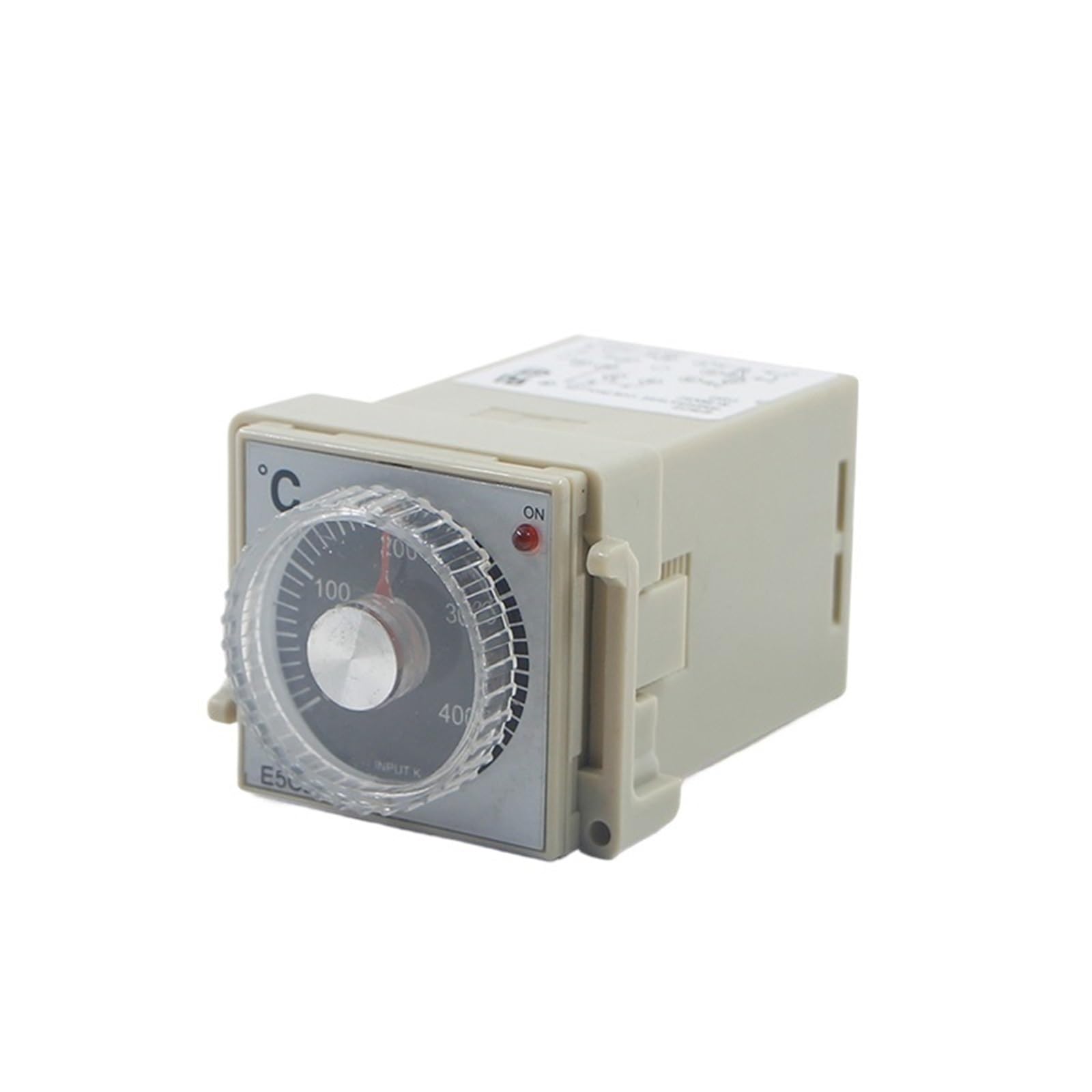 Wyjście przekaźnikowe Wejście K 0-400C wskaźnik z szyną prowadzącą wtyczki Typ 48 x 48 mm termostat AC 110V-220V Regulator temperatury (bez gniazdka)