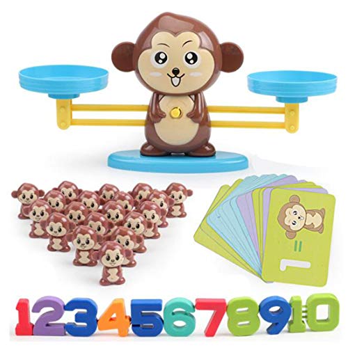 Preisvergleich Produktbild Frühkindliche Erziehungsinstrumente Affe Mathematische Umstände Digitale Addition Zählen Lehren für Kinder Familie Tischspiel-Multicolor