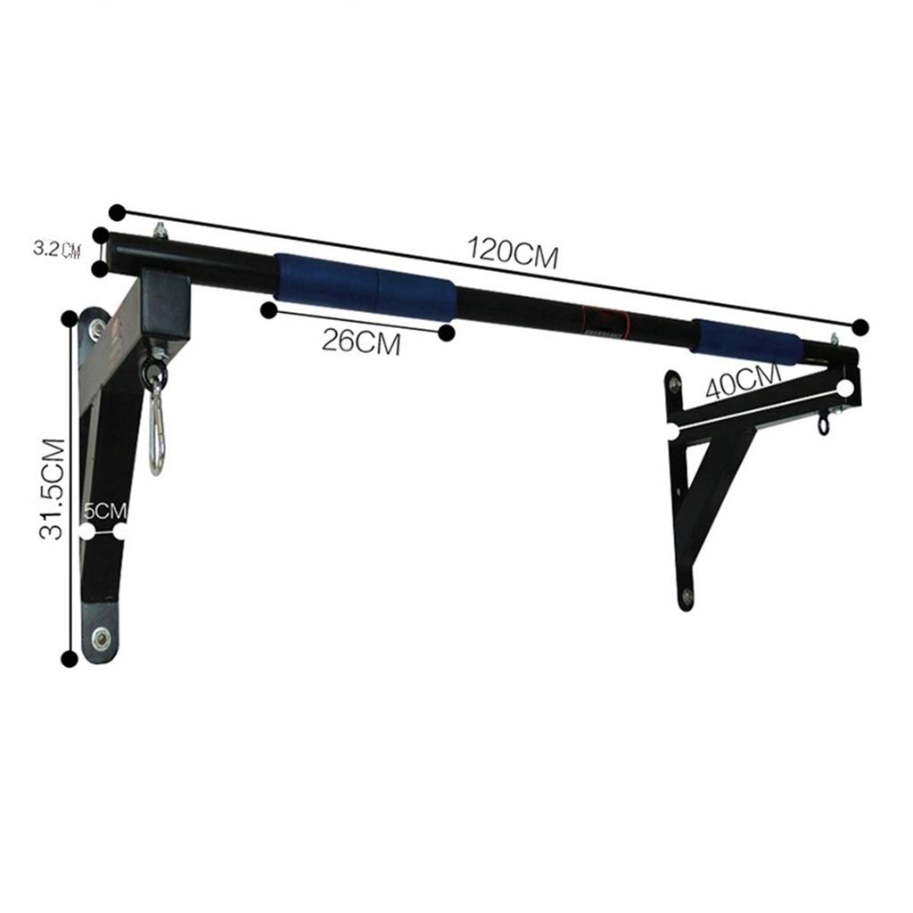 Pull up Bars GYHOME Parete, Barra Orizzontale Sospesa per Corridoio Multifunzione, Fascia di Resistenza E Staffa per Boxe, Carico 200 kg