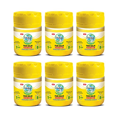 Image of AMRUTANJAN PAIN BALM EXTRA POWER 8 ML - PACK OF 6