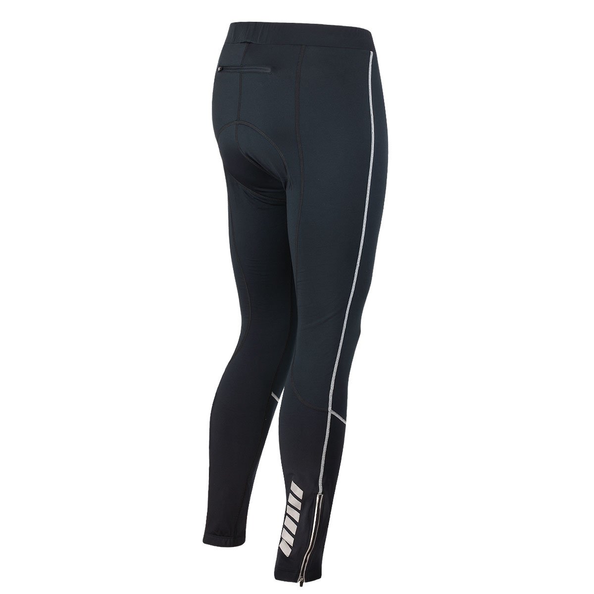 Airtracks Thermo Fahrradhose Lang Winddicht - Radhose Lang Pro - 3D Coolmax gepolstert - Atmungsaktiv - Wasserabweisend - Reflektoren