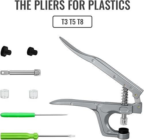 Miniatura 3 de Alicates a presión para ropa de manualidades herramienta de alicates de mano para botones de presión botón sin costura cierre de presión para