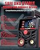 2-in-1 ARC/Lift TIG 135A Mini Portable Welding Machine,110V IGBT Inverter Stick Welder with LED Display, Adj Hot Start & Arc Force, Anti-Stick, for 1/16"-1/8" Rods, Metal Work, 20 Rods Hammers Incl #4