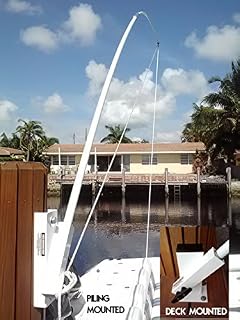 General Marine Products Mooring Whips Fixed Position Piling Mounted 14 ft. Solid 1"