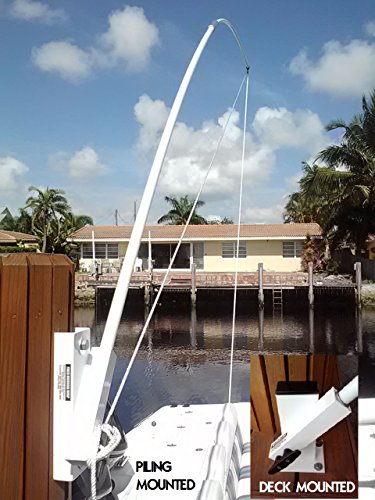 General Marine Products Mooring Whips Fixed Position Piling Mounted 14 ft. Solid 1"