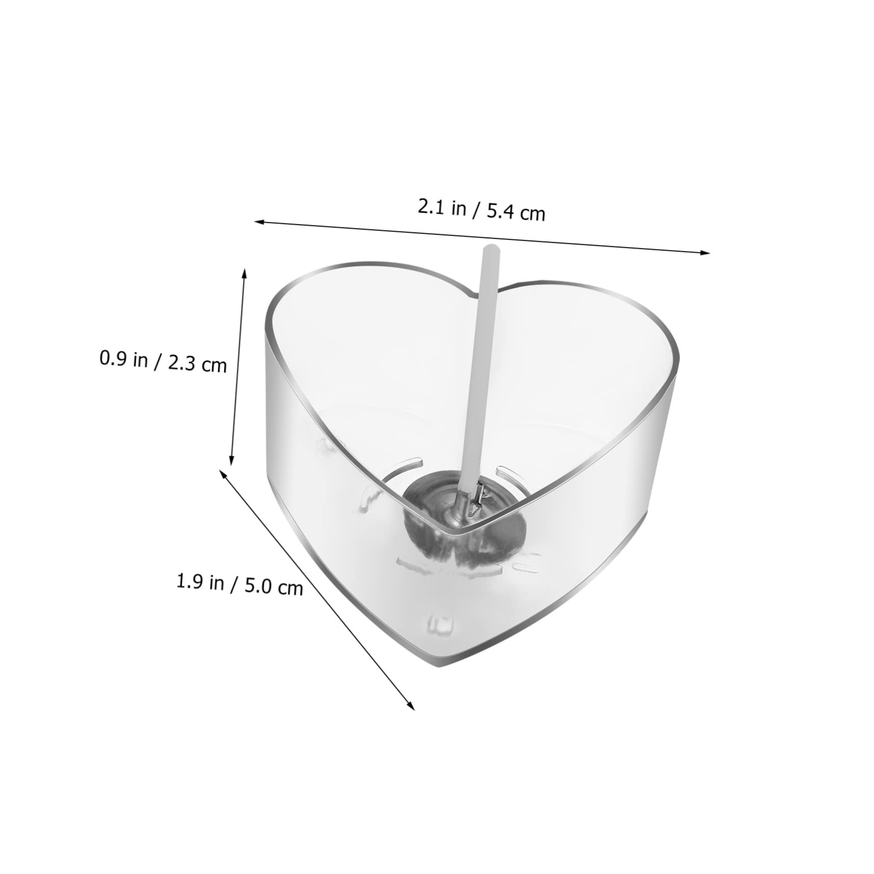 SHINEOFI Set de Portavelas y Alta Transparencia Base Estable Transparentes de Plástico con Mechas para Hacer Velas Artesanales Adecuado para Manualidades de Velas