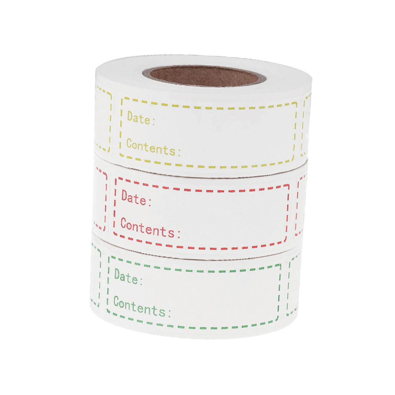 LALAFINA 3 Etichette Adesive Data Per Alimenti Design Chic e Facile Da Applicare Per Frigorifero e Cucina Pratiche Per Identificazione e Conservazione Cibi Blu
