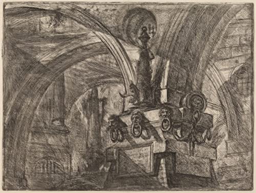 Cuadro en lienzo de Piranesi (60x90cm) ideal para decorar tu oficina con elegancia