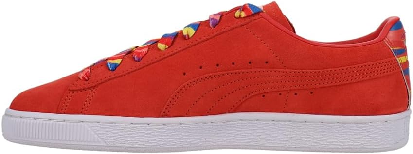 PUMA Mens Trevor Project X Suede Lace Up Sneakers Shoes Casual - Red