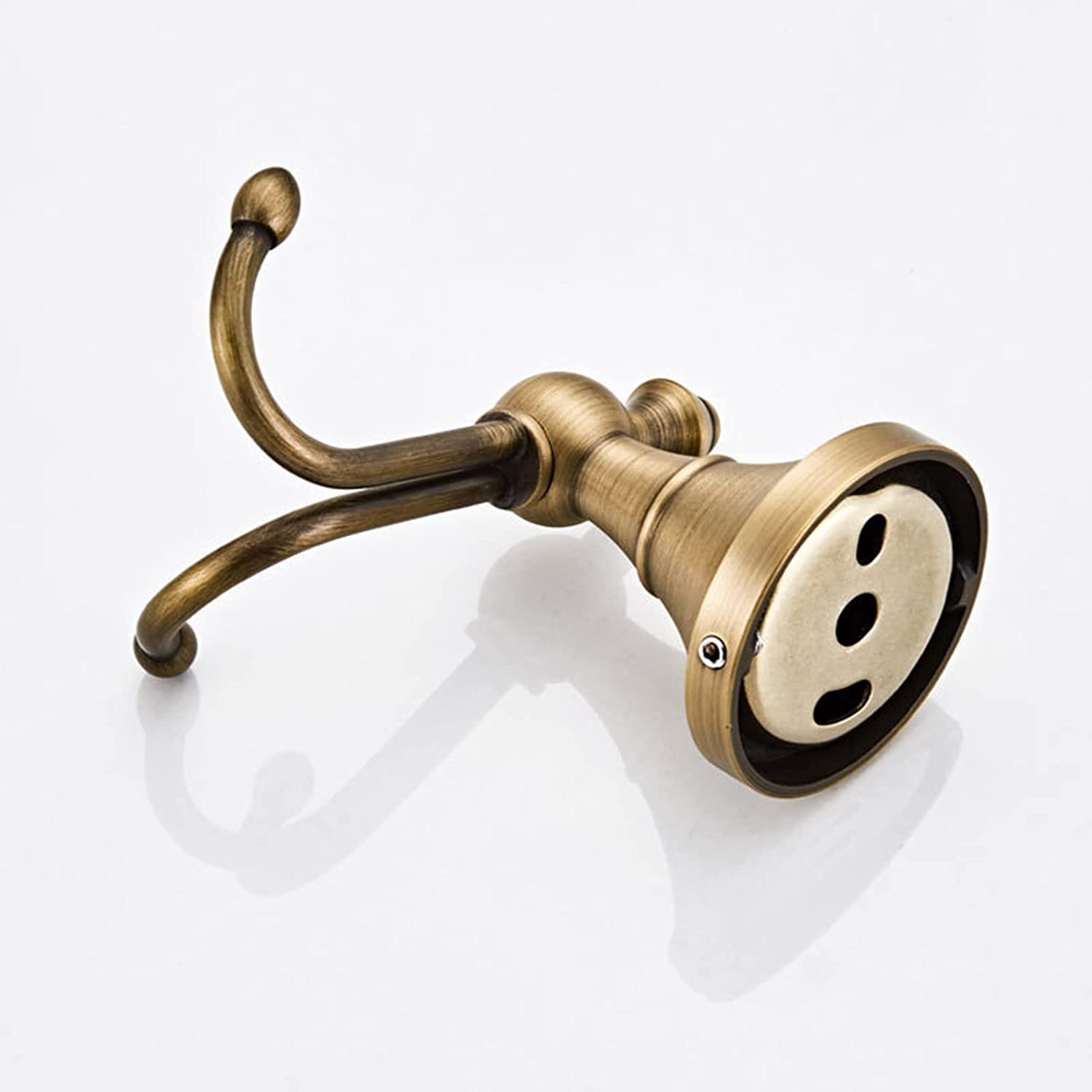 Łazienka Wieszak Na Ręczniki Wieszak Na Ubrania Bath Towel Hooks Antyczny Mosiądz Wykończenie Ścienne Robe Hook Podwójne Haki