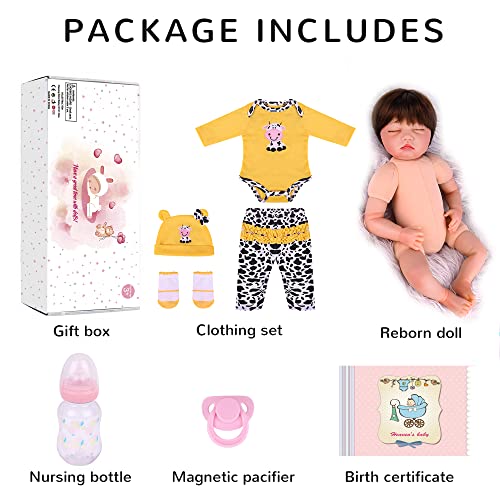 Charex Lifelike Reborn Baby Dolls Soft Body 22 Inch Realistic Newborn Baby Dolls Real Life Baby Dolls Gifts/Toys For Collection & Kids Age 3+ #TOP5
