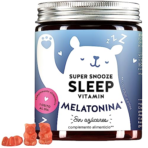 Bears With Benefits Super Snooze Sleep Vitamin, Gominolas De Melatonina Veganas, Sin Azúcar, Para Disminuir El Tiempo De Conciliar El Sueño, Al Bears With Benefits Super Snooze Sleep Vitamin, Gominolas De Melatonina Veganas, Sin Azúcar, Para Disminuir El Tiempo De Conciliar El Sueño, Al