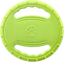 Brinquedos aquáticos para cães, brinquedos flutuantes de praia, disco voador, divertido, interativo, para cães pequenos, brinquedos aquáticos para cães que flutuam, presente de aniversário de