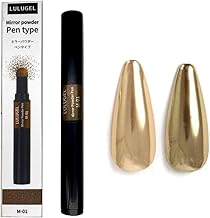 Mirror Powder Pen Mirror Nail Gel Nail Glitter Powder Mirror Nail Powder Pink Gold Nail Powder Nail Pen (M-01)