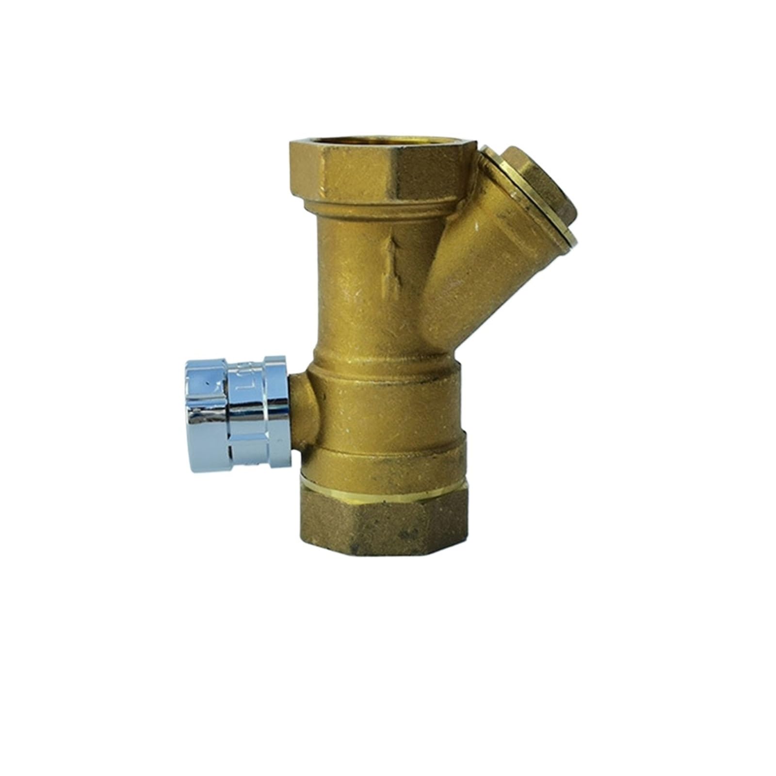 Vanne de filtre de chauffage DN20 avec bague de type Y en laiton