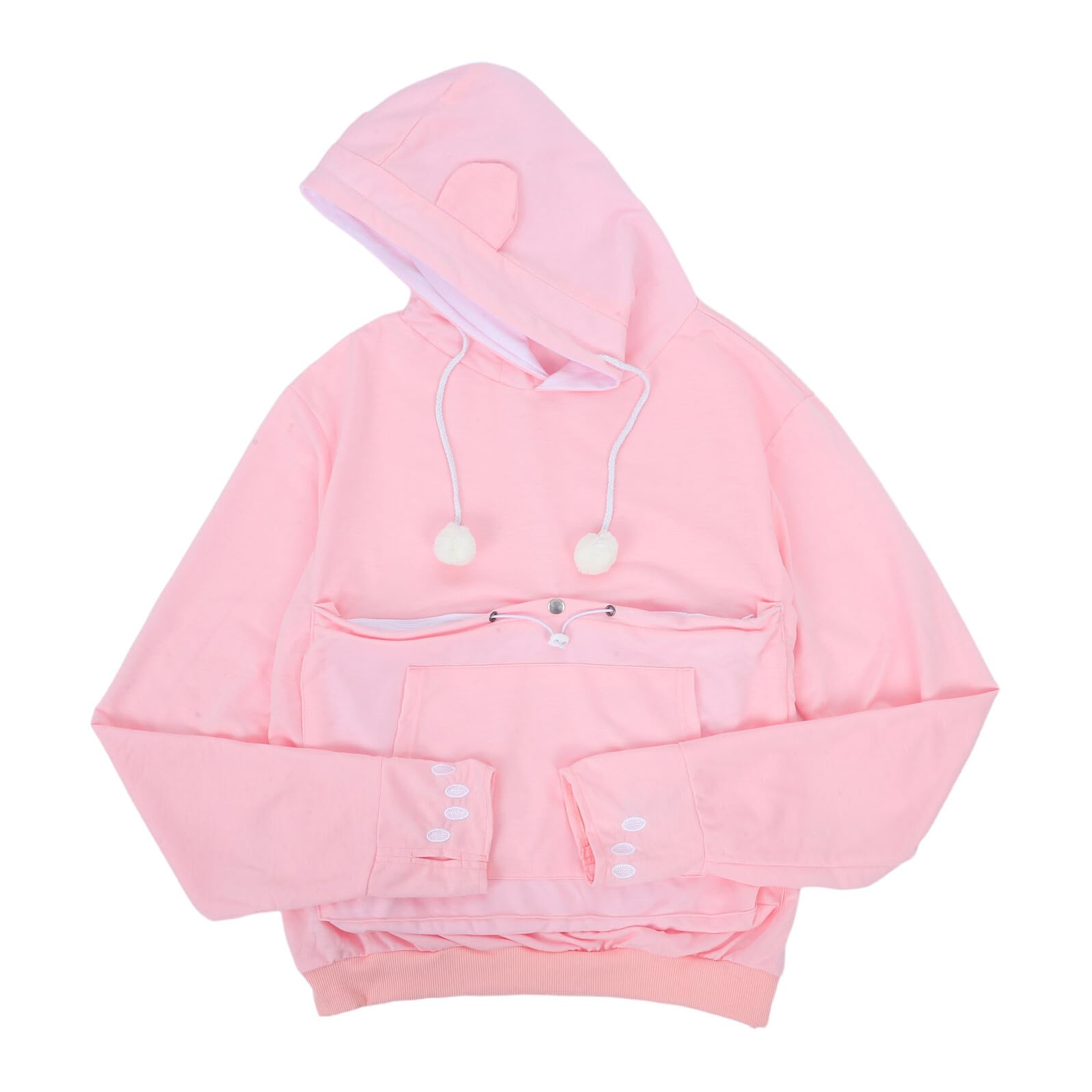 Sweat pour chat et chien en tissu doux haut de gamme Rose L