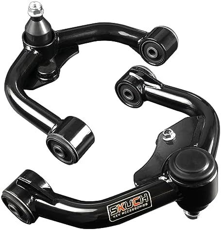 Front Upper & Lower Control Arm With Tie Rod End Kit For 2005-2018 Nissan Frontier & Xterra – Greasable, 10-Year Warranty