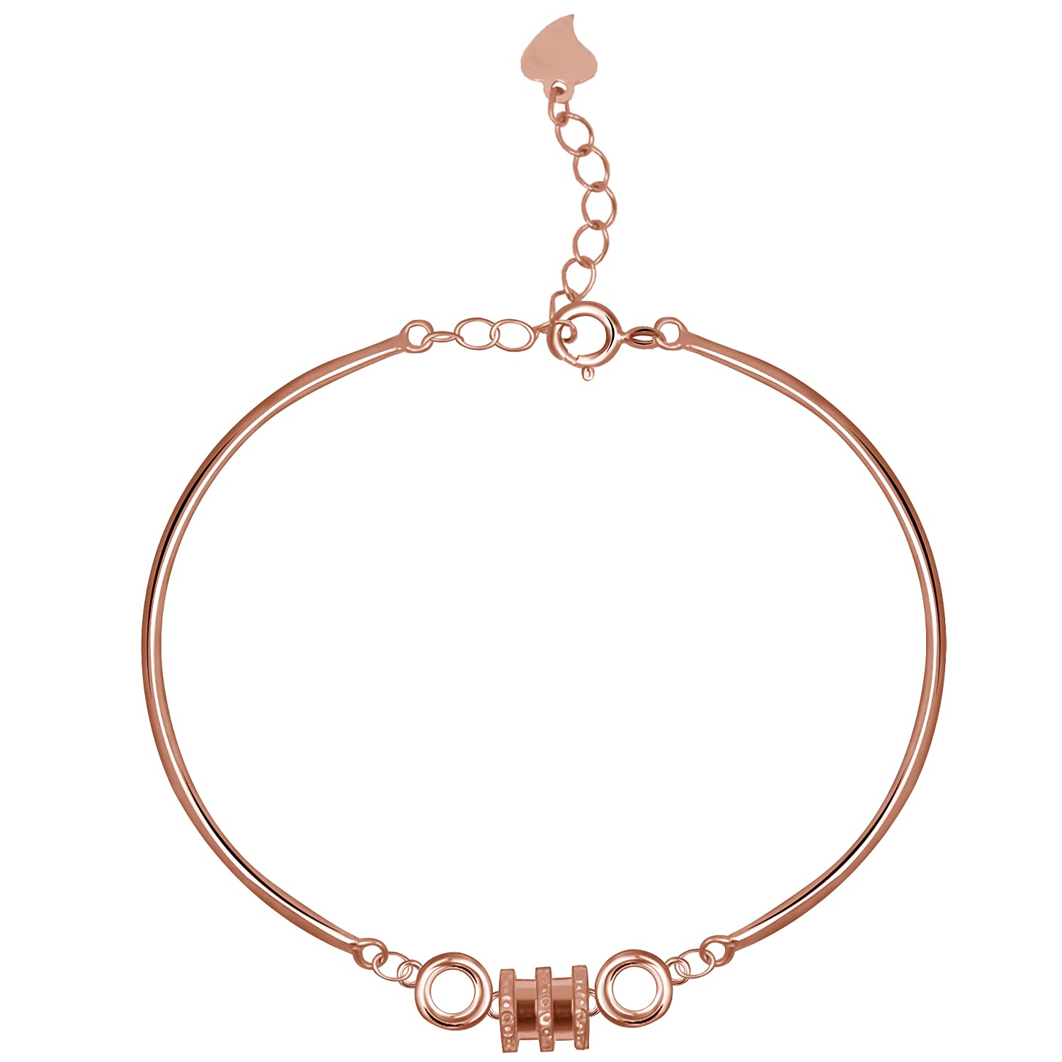 GIVA 925 Silver Rose Gold Reel Bracelet, Adjustable Gifts for Girlfriend, Gifts for Women & Girls| With Certificate of Authenticity and 925 Stamp | 6 Month Warranty* (B08GKLJ3NM) Amazon Price History, Amazon Price Tracker