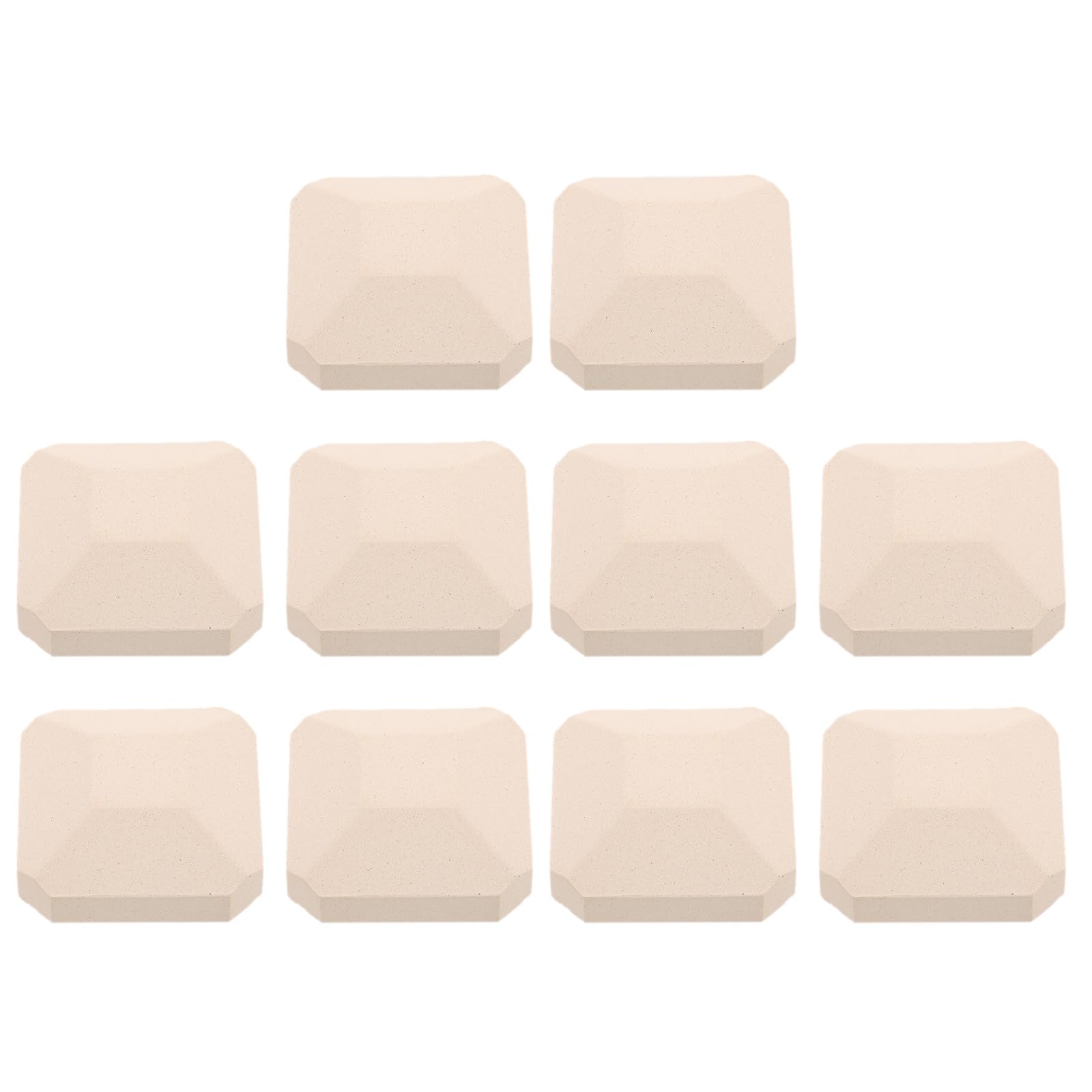 Briquettes en céramique pour barbecue - Lot de 10 briques de rechange